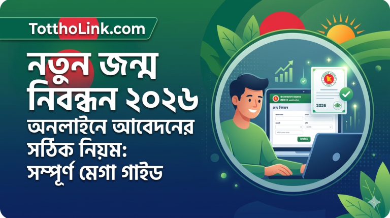 নতুন জন্ম নিবন্ধন ২০২৬