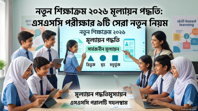 নতুন শিক্ষাক্রম ২০২৬ মূল্যায়ন পদ্ধতি