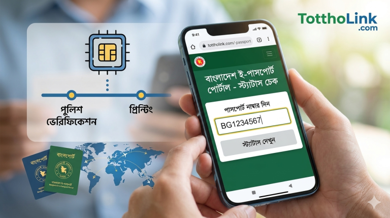 পাসপোর্ট চেক করার নিয়ম
