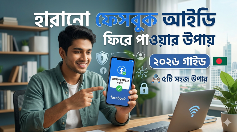 হারানো ফেসবুক আইডি ফিরে পাওয়ার উপায়