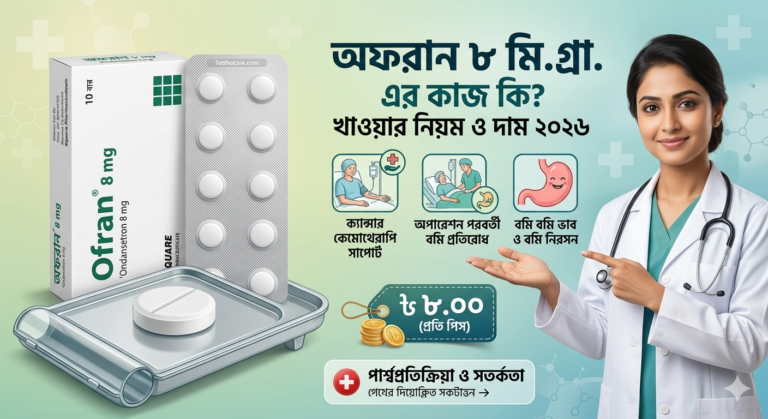 অফরান ৮ মি.গ্রা. এর কাজ কি - Ofran 8 mg uses